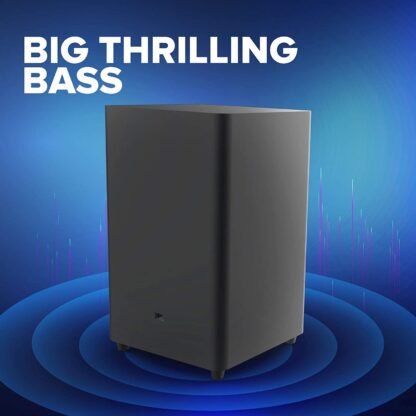 JBL Bar 2.1 Deep Bass Soundbar with Wireless Subwoofer, Dolby Digital (300 Watts, Black)