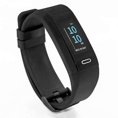 GoQii Run GPS Fitness Tracker with Heart Rate Monitor & 3 Month Personal Coaching (Black)