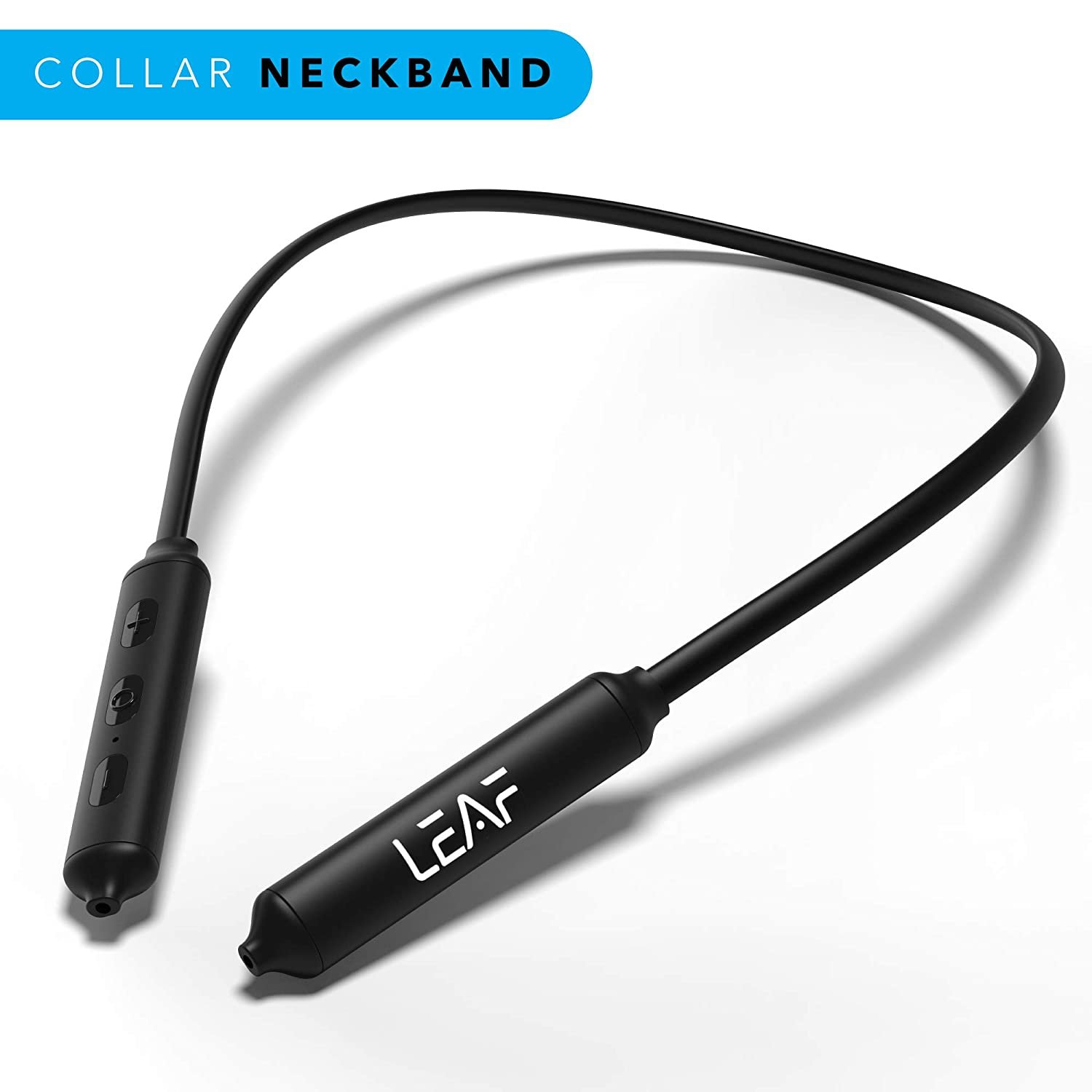 Leaf Flex Wireless Bluetooth Earphones with 8 Hours Battery and mic