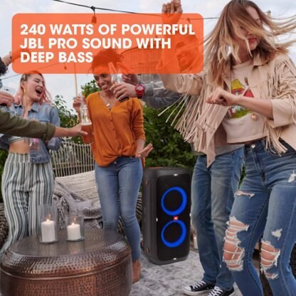 81kQhYJzjvL. SL1500 JBL Partybox 310 - Portable Party Speaker with Long Lasting Battery, Powerful Sound & Party LED.