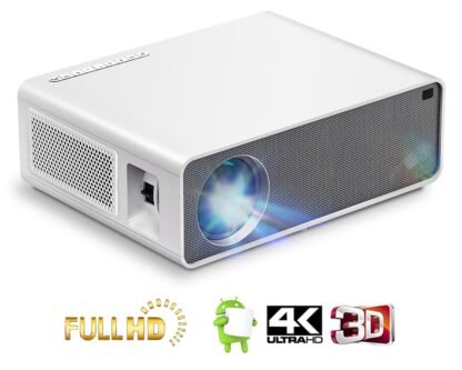 VIVID Android PROJECTOR (ANDROID 9 VERSION) FULL HD, 4K SUPPORTED,1080P WITH 1GB RAM, 16GB ROM, 8500 LUMENS.